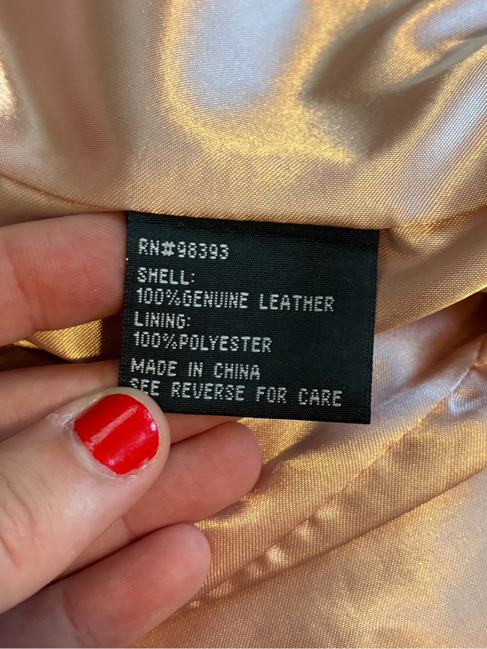 Pamela McCoy Light Pink Genuine Leather Ruffle Trim Jacket Women's Size Small - Picture 13 of 14